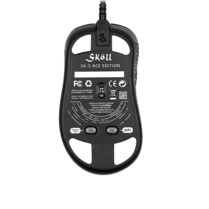 Ігрова мишка G-Wolves Skoll Mini Black PixArt PMW 3389