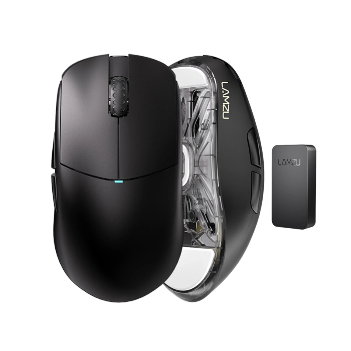Безпровідна ігрова мишка Lamzu Atlantis Mini 4K - Charcoal Black PixArt PAW 3395