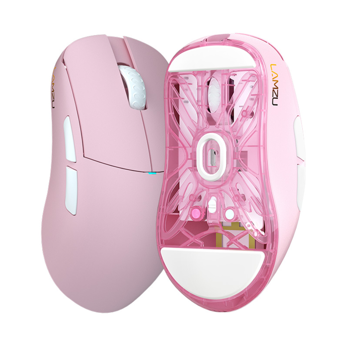 Безпровідна ігрова мишка Lamzu Atlantis Mini 8K [Champion Edition] - Light Pink (підтримує 8К) PixArt PAW 3950