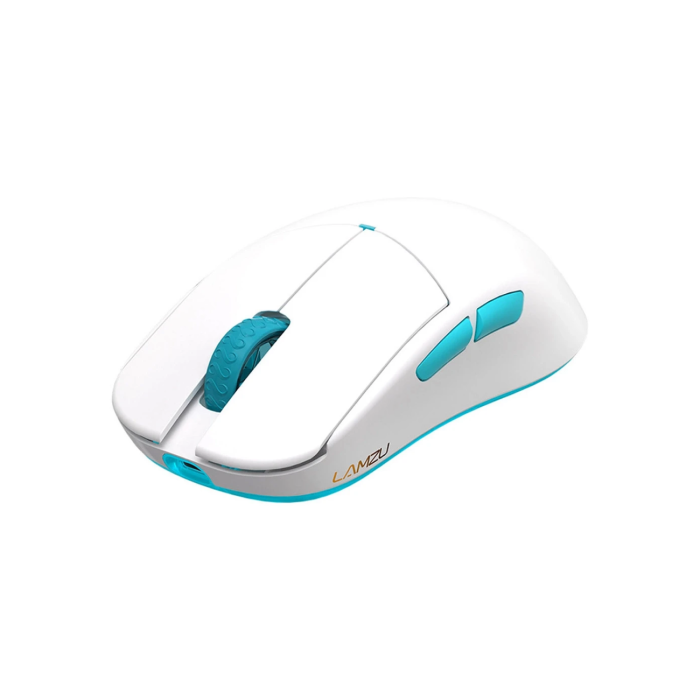 Безпровідна ігрова мишка Lamzu Atlantis Mini Pro - Polar White (підтримує 4К) PixArt PAW 3395