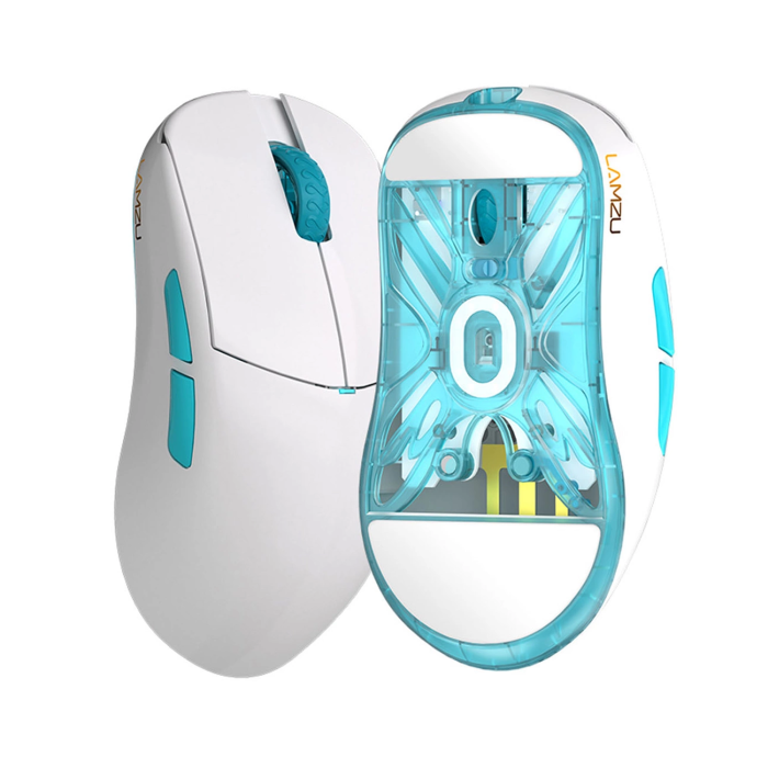 Безпровідна ігрова мишка Lamzu Atlantis OG V2 Pro - Polar White (підтримує 4К) PixArt PAW 3395