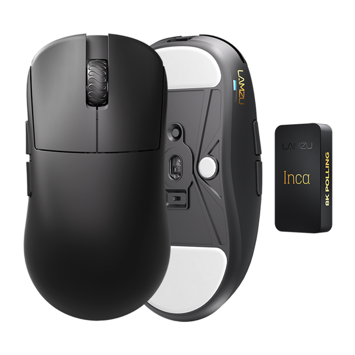 Безпровідна ігрова мишка Lamzu Inca 8K - Black PixArt PAW 3950