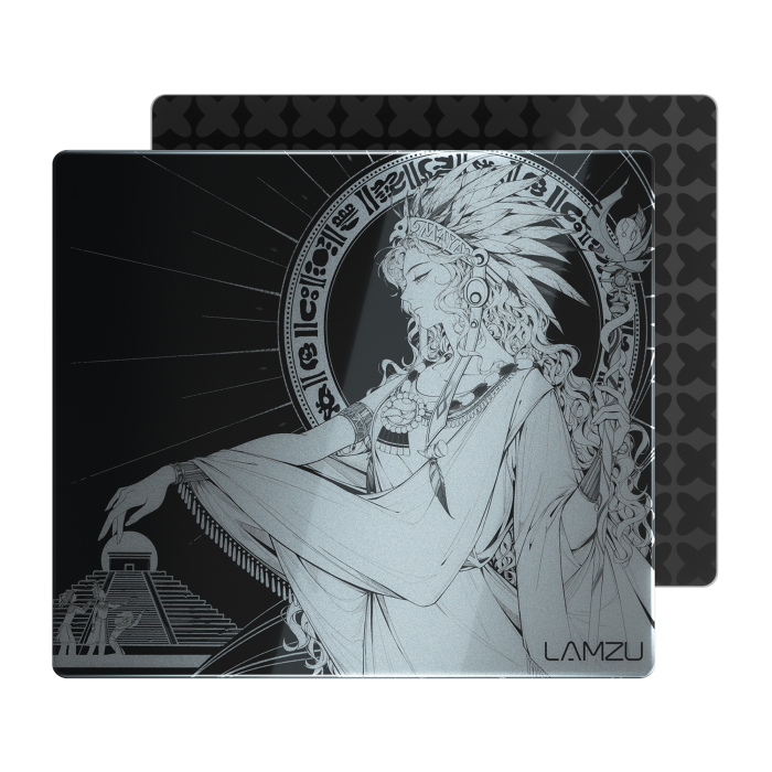 Скляний килимок для миші Lamzu Maya Glass XL