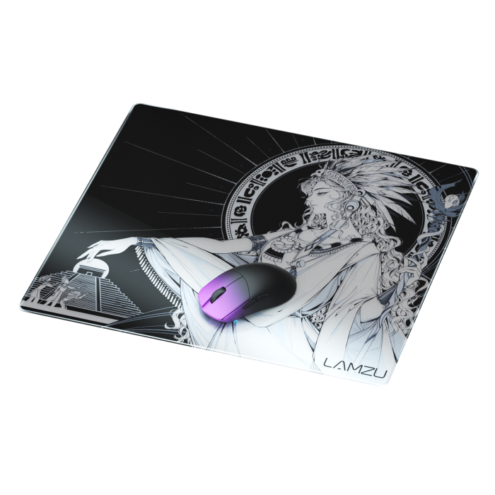 Скляний килимок для миші Lamzu Maya Glass XL