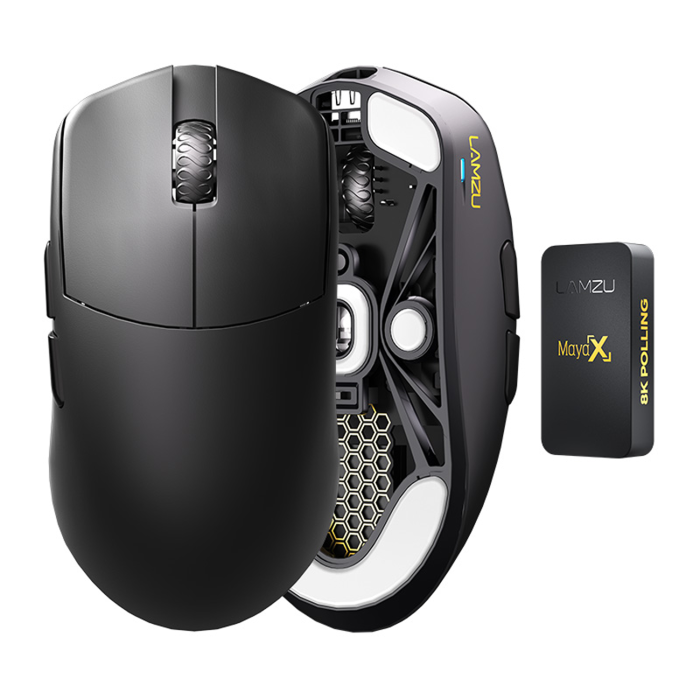 Безпровідна ігрова мишка Lamzu Maya X 8K - Charcoal Black PixArt PAW 3950