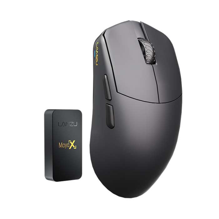 Безпровідна ігрова мишка Lamzu Maya X 8K - Charcoal Black PixArt PAW 3950