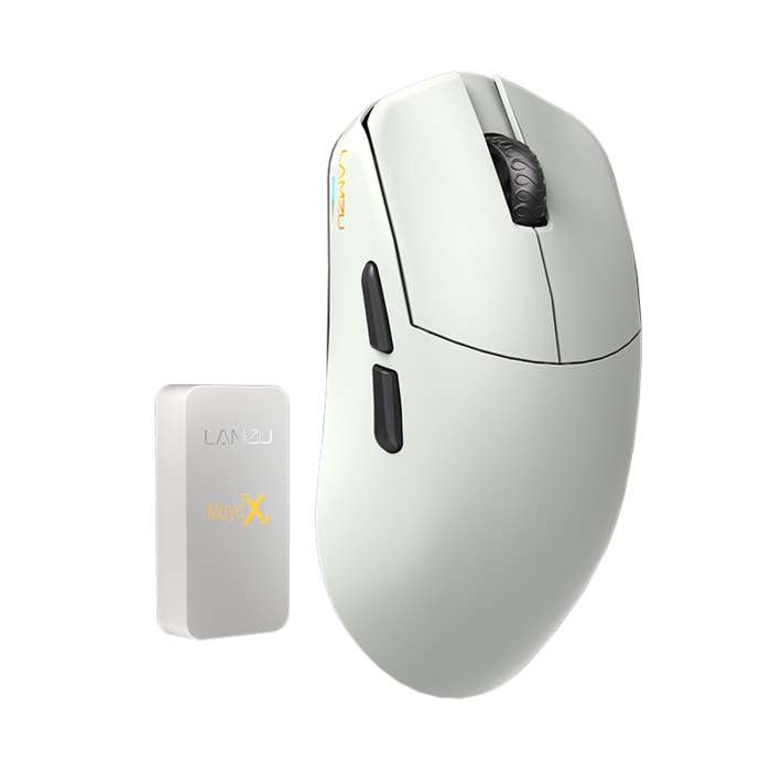 Безпровідна ігрова мишка Lamzu Maya X 8K - Cloud Gray PixArt PAW 3950
