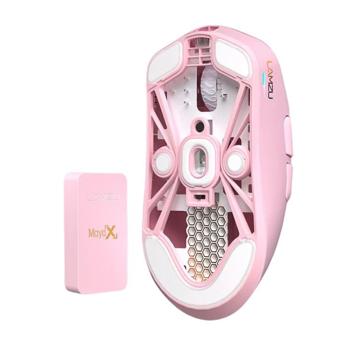 Безпровідна ігрова мишка Lamzu Maya X 8K - Light Pink PixArt PAW 3950