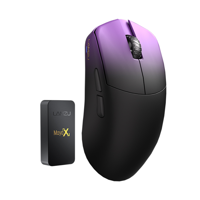 Безпровідна ігрова мишка Lamzu Maya X 8K - Purple Shadow PixArt PAW 3950