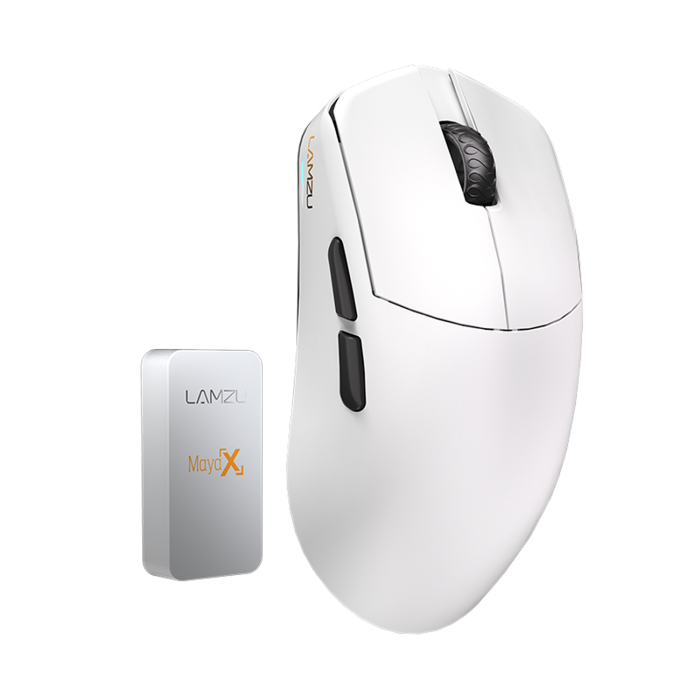 Безпровідна ігрова мишка Lamzu Maya X 8K - White PixArt PAW 3950