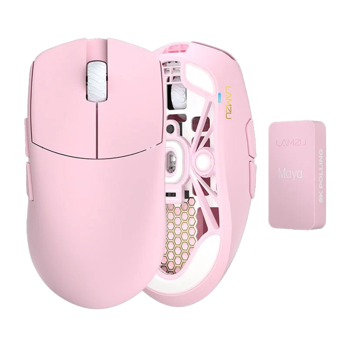 Мишка Lamzu Maya 8K - Light Pink [Champion Edition]