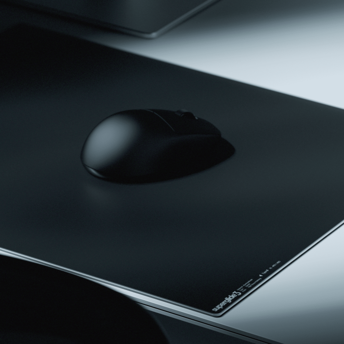 Скляний килимок для миші  Superglide Pad v3 XL Black Type-S (SGPXLB3S)