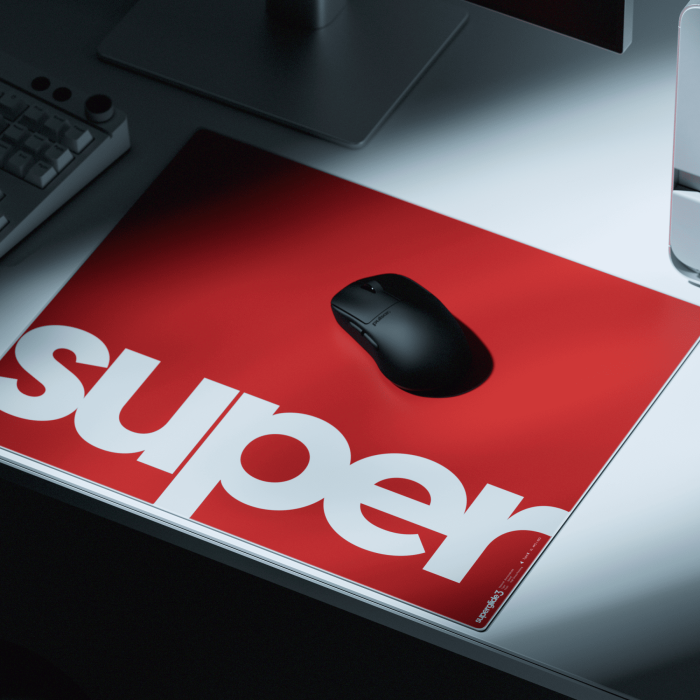 Скляний килимок для миші  Superglide Pad v3 XL Red Type-S (SGPXLR3S)