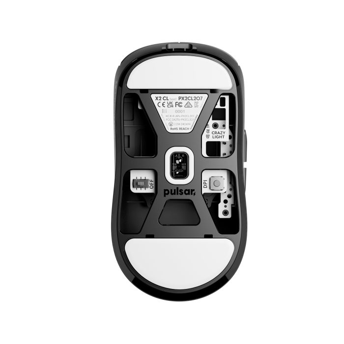 Мишка Pulsar X2 CrazyLight Medium Jet Black (PX2CL201)