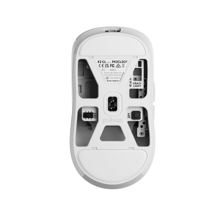 Мишка Pulsar X2 CrazyLight Medium Uyuni White (PX2CL202)