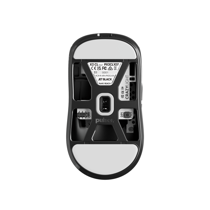 Мишка Pulsar X2 CrazyLight Jet Black (PX2CL107)