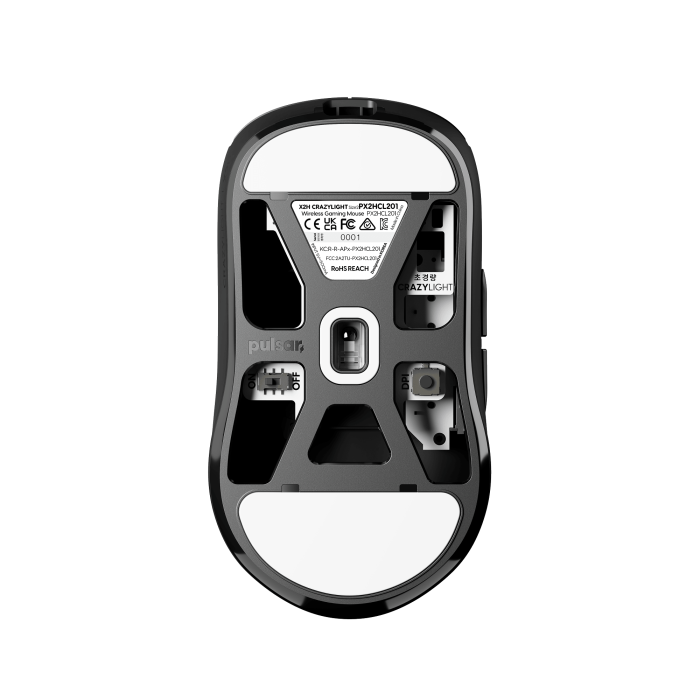 Мишка Pulsar X2H CrazyLight Medium Jet Black (PX2HCL201)