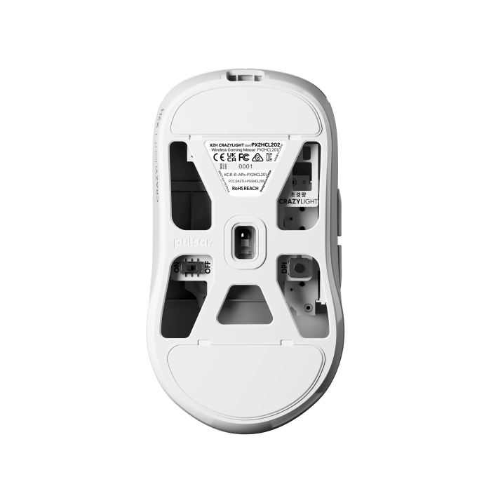 Мишка Pulsar X2H CrazyLight Medium Uyuni White (PX2HCL202)
