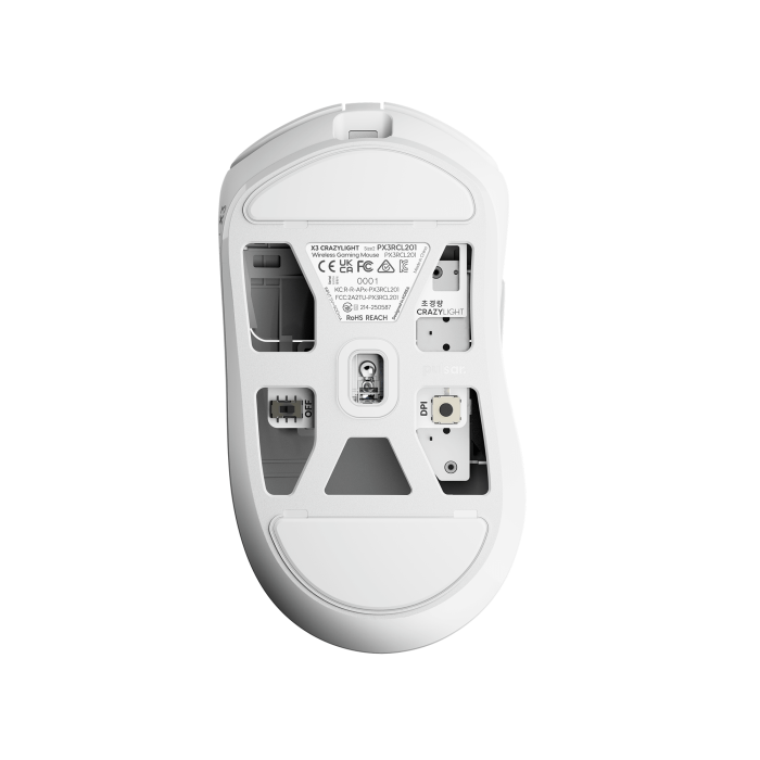 Мишка Pulsar X3 CrazyLight Medium Uyuni White (PX3RCL202)