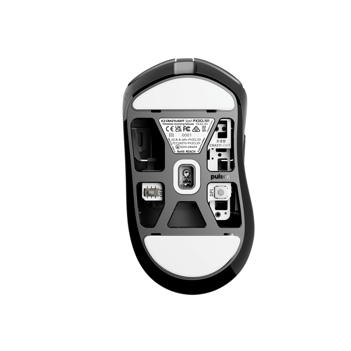 Мишка Pulsar X3 CrazyLight Jet Black (PX3RCL101)