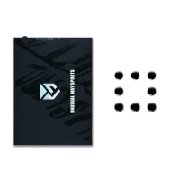 Глайди для мишки Unusual Way Sports Black Fox Gaze - Universal Dots