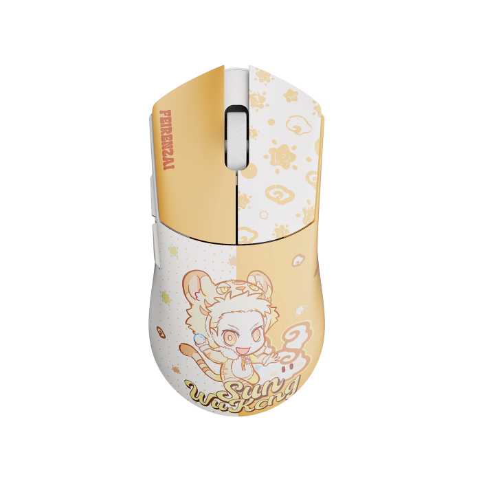Мишка WLMouse × Feirenzai Beast G Mini - SWK Yellow Limited Edition [Kailh Optical]