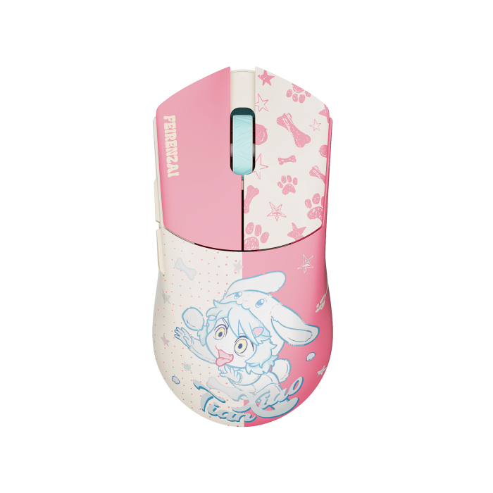 Мишка WLMouse × Feirenzai Beast G Mini - XT Yellow Pink Limited Edition [Kailh Optical]