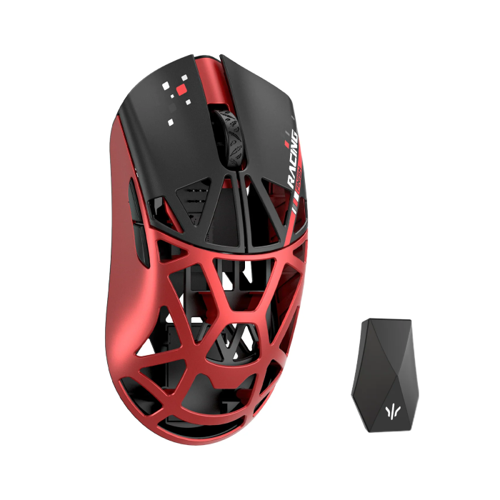 Мишка WLMouse Beast X Max Solid Sides - Red/Black [Omron Opticals]