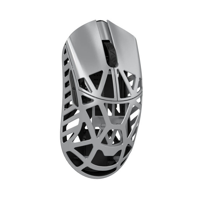Мишка WLMouse Beast X Max - Metallic Silver [Omron Opticals]