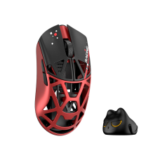 Мишка WLMouse Beast X Mini Pro Solid Sides - Red/Black [Omron Opticals]