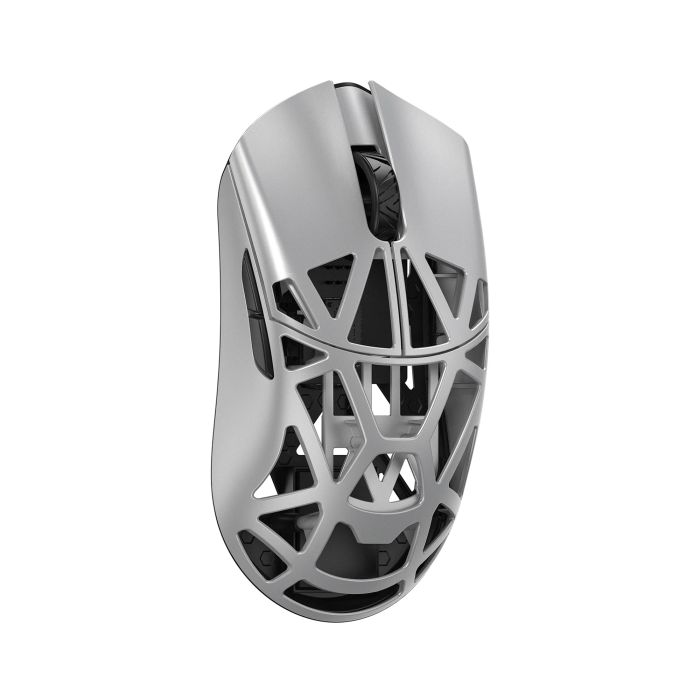 Мишка WLMouse Beast X Pro Solid Sides - Metallic Silver [Omron Opticals]